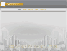 Tablet Screenshot of conceptsinfrastructure.com